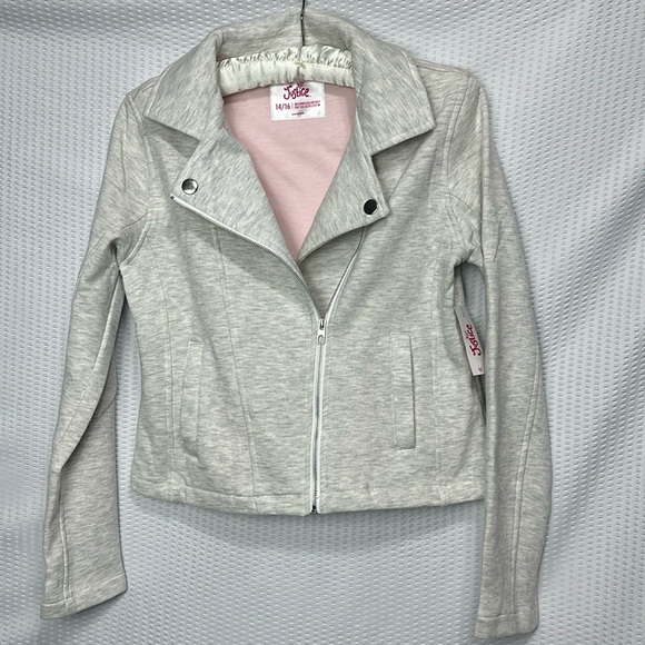 NWT Justice Jacket Gray size 14/16 - Picture 4 of 16